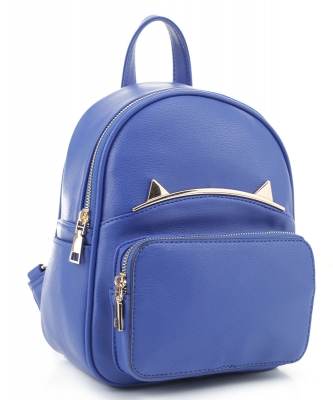 Smooth Devlish Metal Zipper Backpack FC20168PP BUE